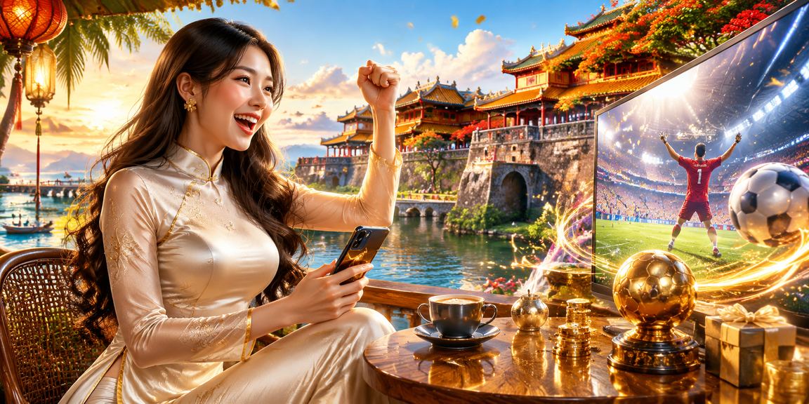Không khí cá cược và lễ hội truyền thống tại Huế với áo dài đặc trưng